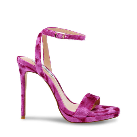 Steve Madden Women's Magneta Velvet Wordly Heeled Sandal |Steve Madden In Lebanon