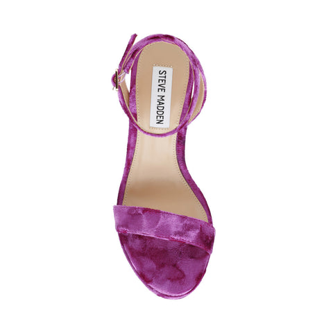 Steve Madden Women's Magneta Velvet Wordly Heeled Sandal |Steve Madden In Lebanon
