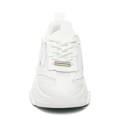 Steve Madden Women's White Leather Otto Sneakers |Steve Madden In Lebanon