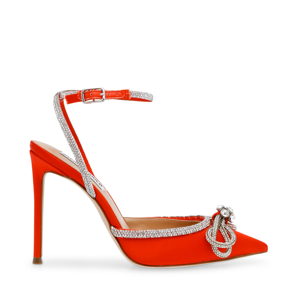 Steve Madden Women's Orange Satin Viable Heels | Steve Madden In Lebanon