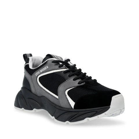 Steve Madden Men's Black & Grey Standout Sneaker |Steve Madden In Lebanon