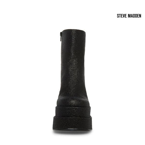 Steve Madden Women's Black Glittered Cobra Heeled Boots |Steve Madden in Lebanon