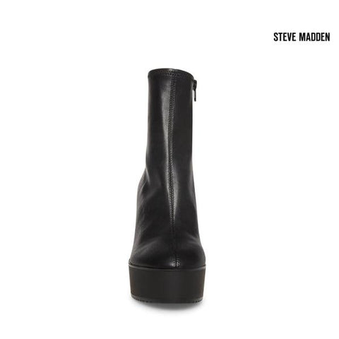 Steve Madden Women's Black Jassy Synthetic Heeled Ankle Boots  |Steve Madden in Lebanon