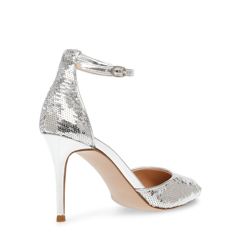 Steve Madden Women's Linsey-S Silver Sequins Heels | Steve Madden In Lebanon