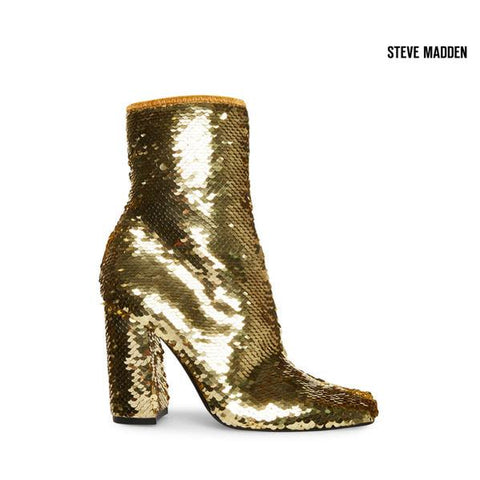 Steve Madden Women's Gold Fulton-S Sequins Boots |Steve Madden in Lebanon