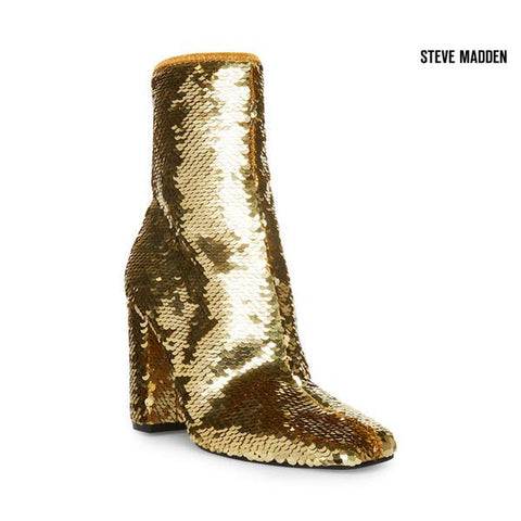 Steve Madden Women's Gold Fulton-S Sequins Boots |Steve Madden in Lebanon