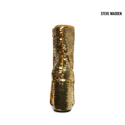 Steve Madden Women's Gold Fulton-S Sequins Boots |Steve Madden in Lebanon