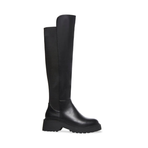 Steve Madden Women's Black Leather Callback Boots | Steve Madden in Lebanon