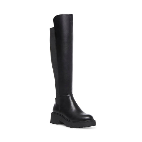 Steve Madden Women's Black Leather Callback Boots | Steve Madden in Lebanon