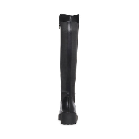 Steve Madden Women's Black Leather Callback Boots | Steve Madden in Lebanon