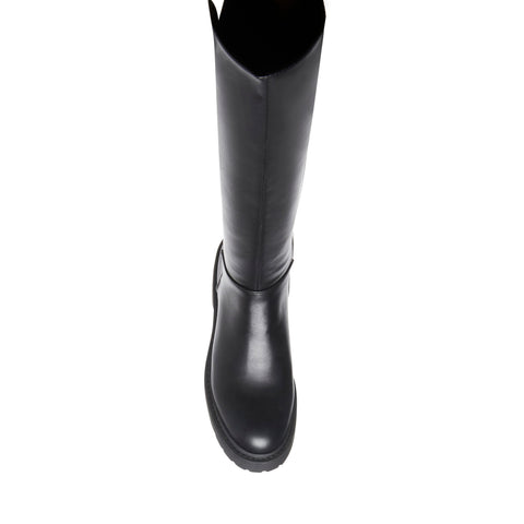 Steve Madden Women's Black Leather Callback Boots | Steve Madden in Lebanon