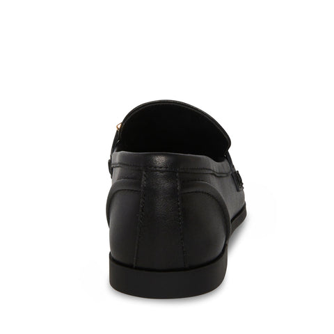 Steve Madden Women's Black Leather Carrine Loafers | Steve Madden In Lebanon