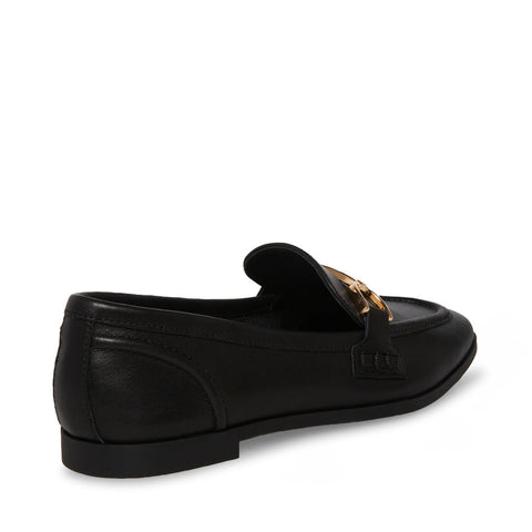 Steve Madden Women's Black Leather Carrine Loafers | Steve Madden In Lebanon