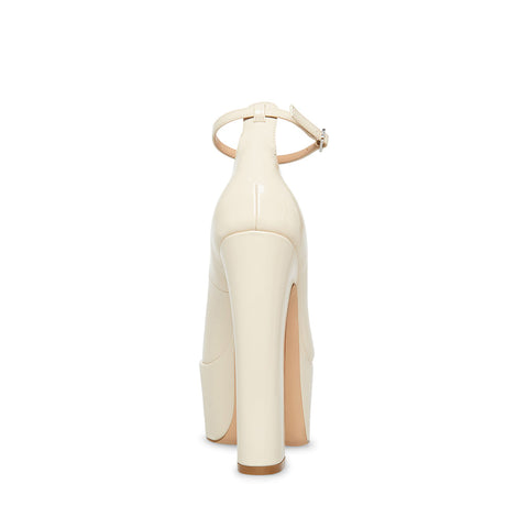 Steve Madden Women's Off White Patent Synthetic Skyrise Heels |Steve Madden In Lebanon