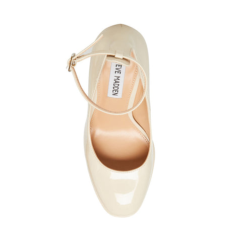 Steve Madden Women's Off White Patent Synthetic Skyrise Heels |Steve Madden In Lebanon