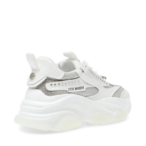 Steve Madden Women's White Possesionr Sneakers | Steve Madden In Lebanon
