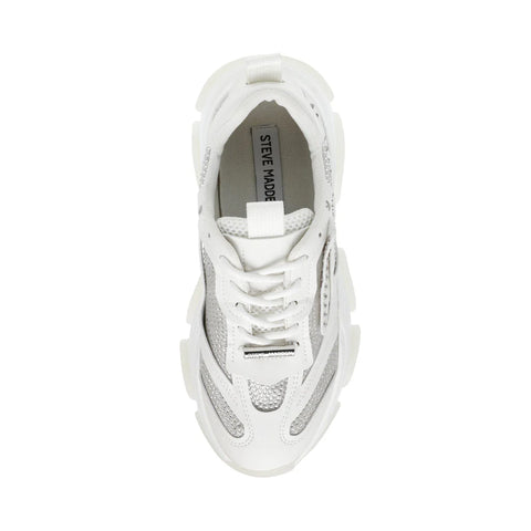 Steve Madden Women's White Possesionr Sneakers | Steve Madden In Lebanon
