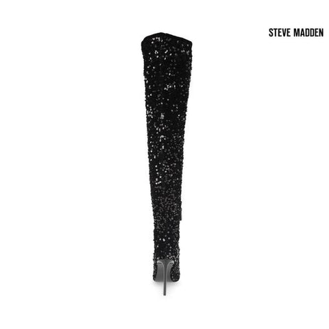 Steve Madden Women's Black Vivan Sequins Boots |Steve Madden in Lebanon