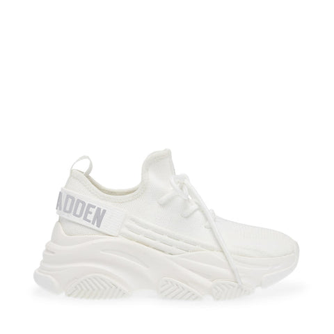 Steve Madden Women's White Protege-E Sneaker | Steve Madden In Lebanon