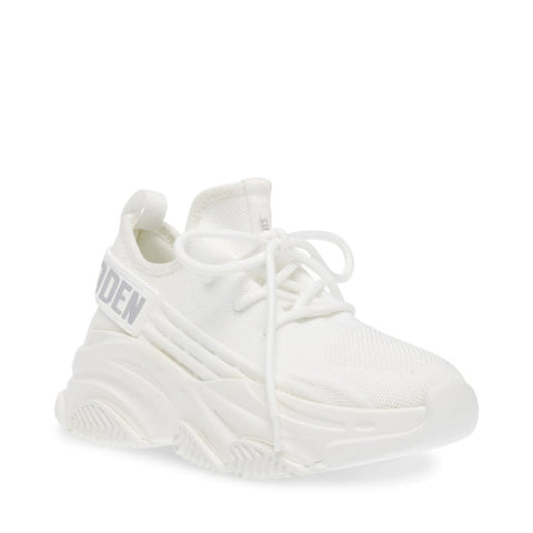 Steve Madden Women's White Protege-E Sneaker | Steve Madden In Lebanon