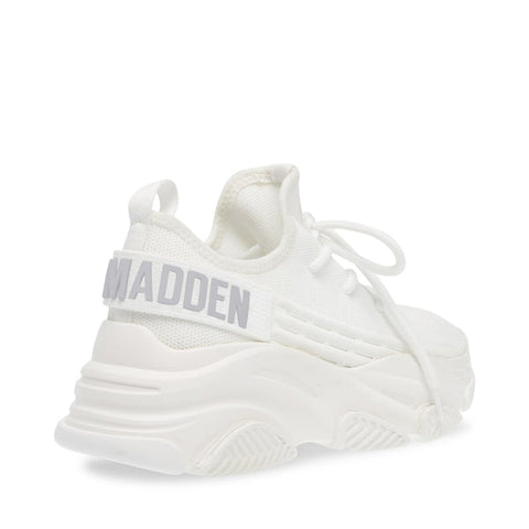 Steve Madden Women's White Protege-E Sneaker | Steve Madden In Lebanon