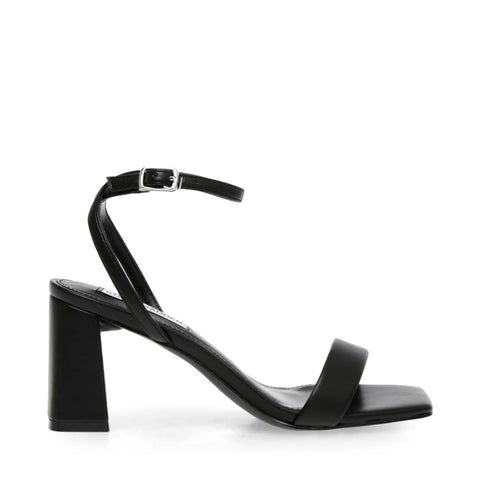 Steve Madden Women's Black Luxe Heeled Sandal | Steve Madden In Lebanon