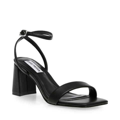 Steve Madden Women's Black Luxe Heeled Sandal | Steve Madden In Lebanon