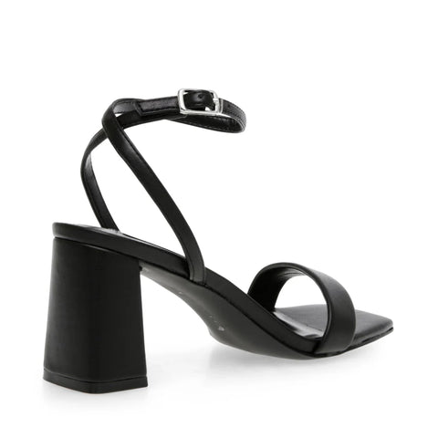 Steve Madden Women's Black Luxe Heeled Sandal | Steve Madden In Lebanon