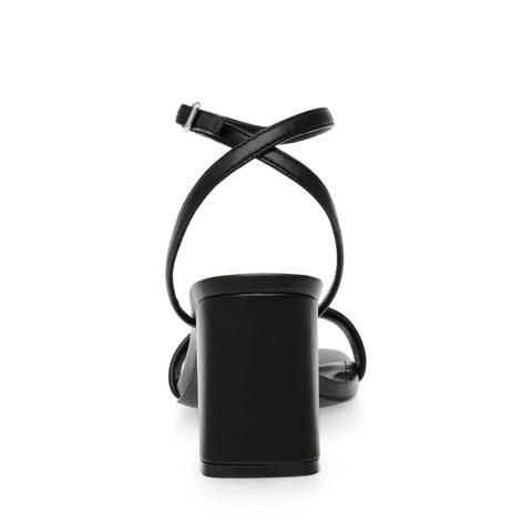 Steve Madden Women's Black Luxe Heeled Sandal | Steve Madden In Lebanon