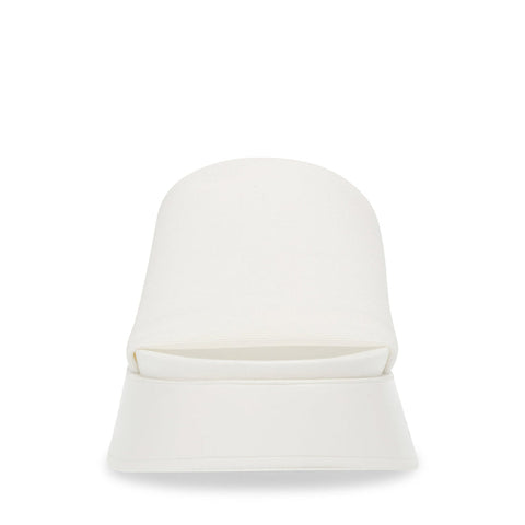 Steve Madden Women's White Throw Back Slipper | Steve Madden In Lebanon