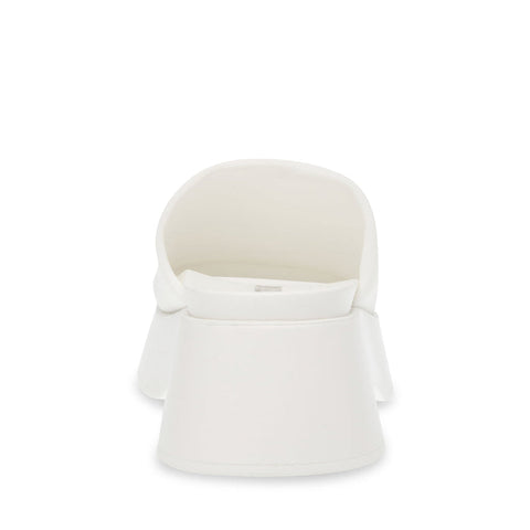 Steve Madden Women's White Throw Back Slipper | Steve Madden In Lebanon