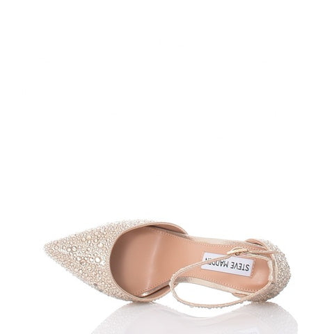 Steve Madden Women's Gold Rhinestone Ravaged-R Heel |Steve Madden In Lebanon
