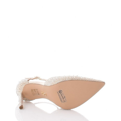 Steve Madden Women's Gold Rhinestone Ravaged-R Heel |Steve Madden In Lebanon