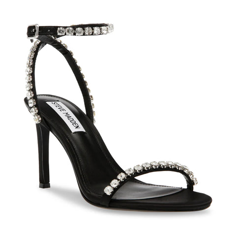 Steve Madden Women's Black Jazzy Belle Heeled Sandal | Steve Madden In Lebanon