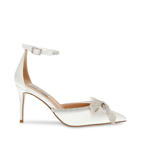Steve Madden Women's Ivory Satin Lumiere Heels | Steve Madden In Lebanon