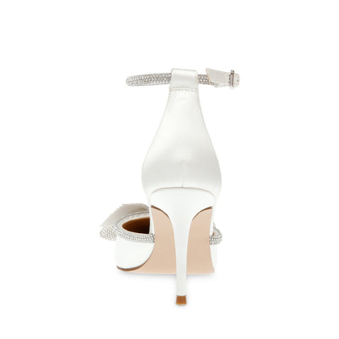 Steve Madden Women's Ivory Satin Lumiere Heels | Steve Madden In Lebanon