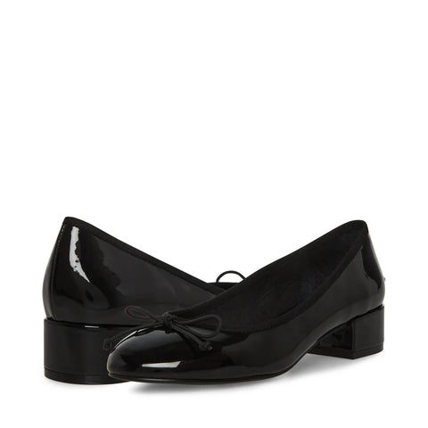 Steve Madden Women's Black Patent Cherish Casual Flat | Steve Madden In Lebanon