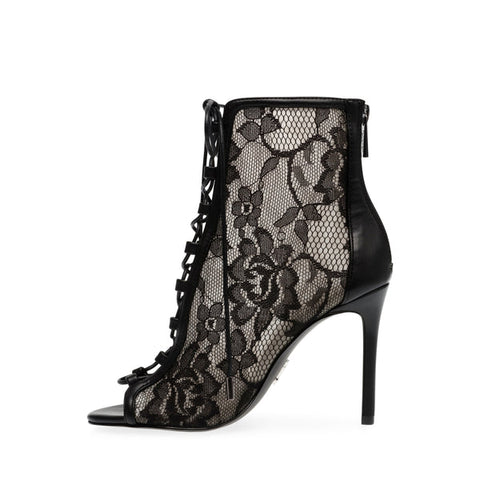 Steve Madden Women's Black Lace Victorian Sandals  | Steve Madden in Lebanon
