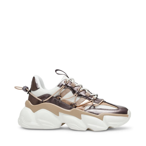 Steve Madden Women's White/Silver Blush Spectator Sneakers | Steve Madden In Lebanon