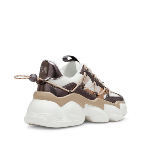 Steve Madden Women's White/Silver Blush Spectator Sneakers | Steve Madden In Lebanon