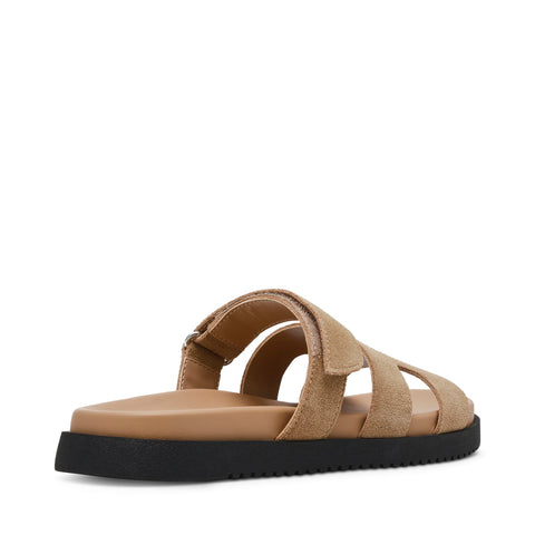Steve Madden Women's Taupe Suede Missile Sandals | Steve Madden In Lebanon