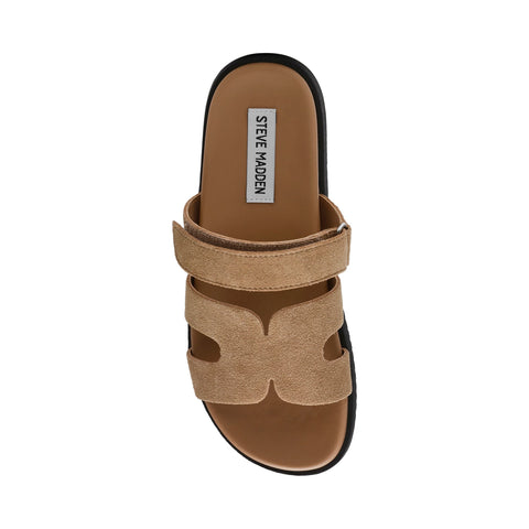 Steve Madden Women's Taupe Suede Missile Sandals | Steve Madden In Lebanon