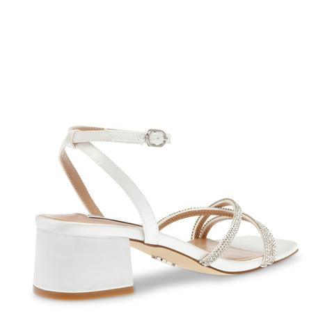 Steve Madden Women's Ivory Satin Gabby Heeled Sandal |Steve Madden In Lebanon