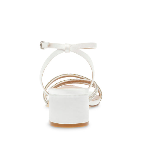 Steve Madden Women's Ivory Satin Gabby Heeled Sandal |Steve Madden In Lebanon