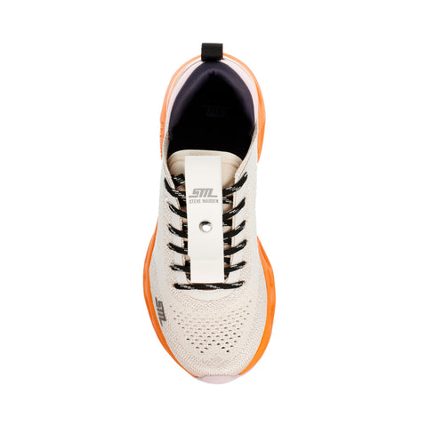 Steve Madden Women's Beige & Orange Surge 1 Sneakers|Steve Madden In Lebanon