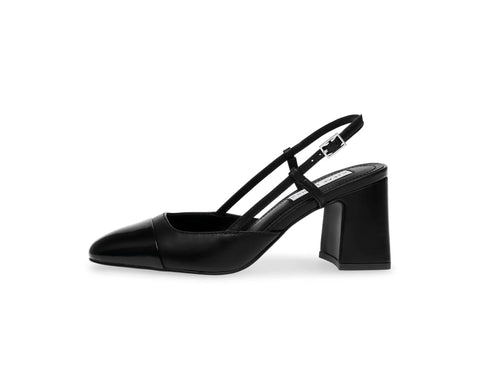 Steve Madden Women's Black Leather Zeina Heel |Steve Madden In Lebanon