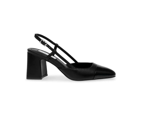 Steve Madden Women's Black Leather Zeina Heel |Steve Madden In Lebanon