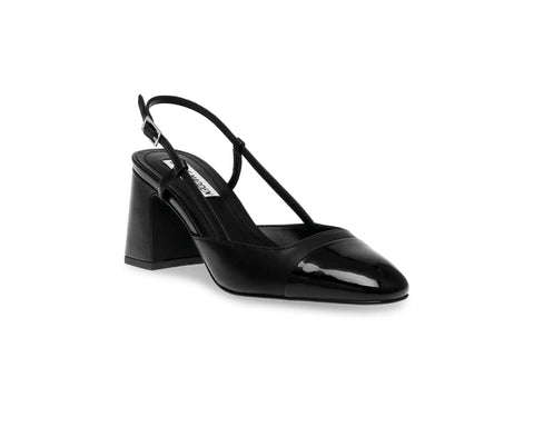 Steve Madden Women's Black Leather Zeina Heel |Steve Madden In Lebanon