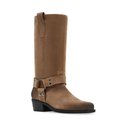 Steve Madden Women's Taupe Suede Ruskin Boots  | Steve Madden in Lebanon