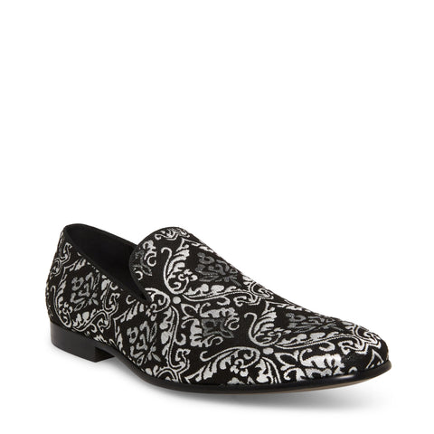 Steve Madden Men's Black & Silver Antwerp Casual Shoes | Steve Madden In Lebanon